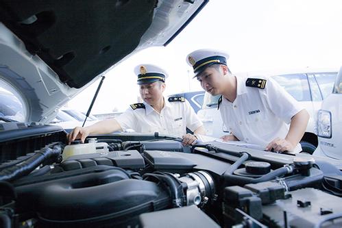 車輛暫時進出口進口前的工作是怎么做的？
